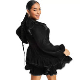Velvet Robe Dress